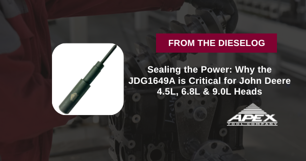 Sealing the Power: Why the JDG1649A is Critical for John Deere 4.5L, 6.8L & 9.0L Heads